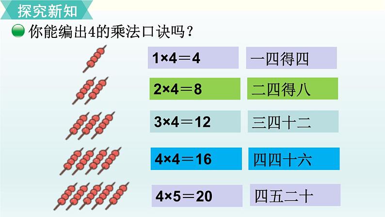 北师二年级上册第五单元第5课时 小熊请客课件PPT第4页