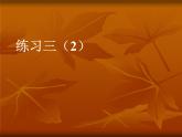 4、练 习 三课件PPT