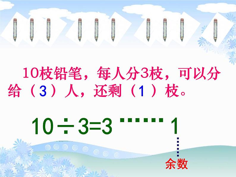 苏教版数学二年级下册《有余数的除法》ppt课件之一06