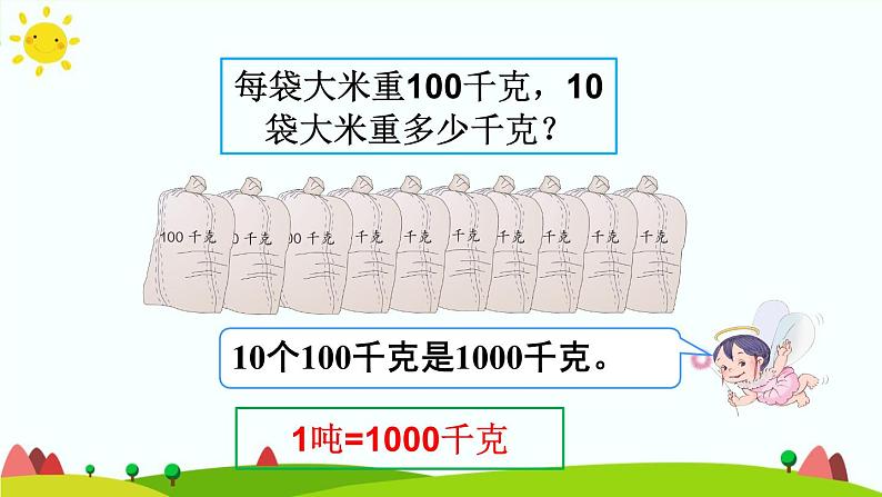 人教版数学三年级上册《吨的认识——吨的认识及简单换算》课件第7页