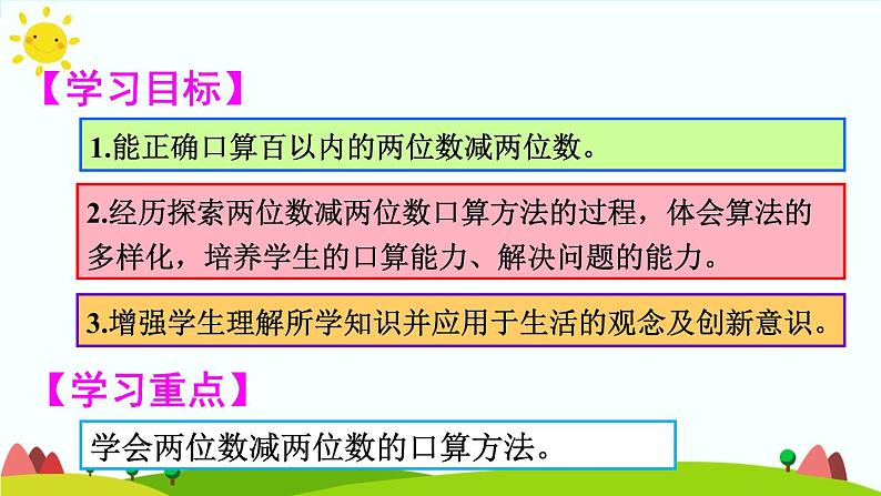 人教版数学三年级上册《万以内的加法和减法——两位数减两位数》课件第2页