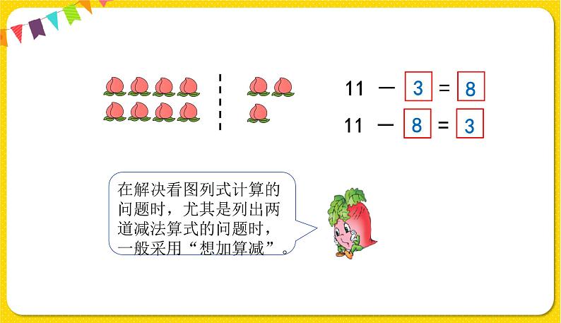 第3课时十几减6、5、4、3、2习题第3页
