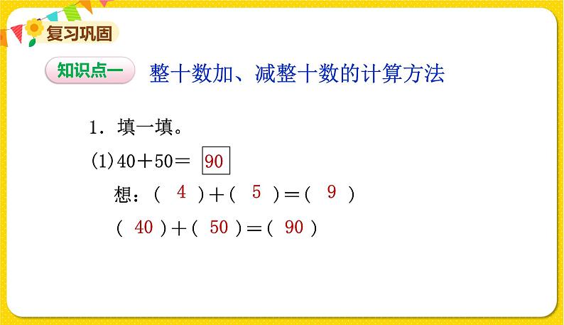 苏教版一年级下册数学第四单元——第1课时整十数加、减整十数【教学课件+习题课件】02