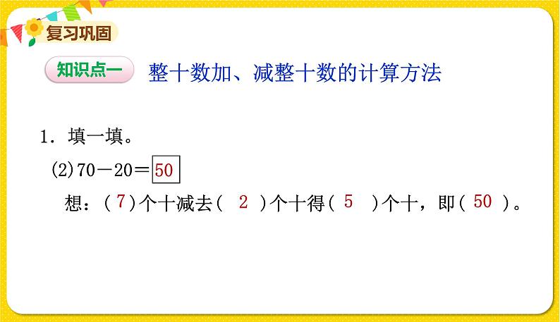 苏教版一年级下册数学第四单元——第1课时整十数加、减整十数【教学课件+习题课件】03