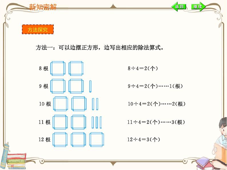 人教版数学二年级下册 第六单元教学课件：第1课时   有余数的除法的意义和计算07