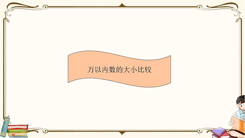 人教版数学 二年级下册 专项复习课件：8.万以内数的大小比较01