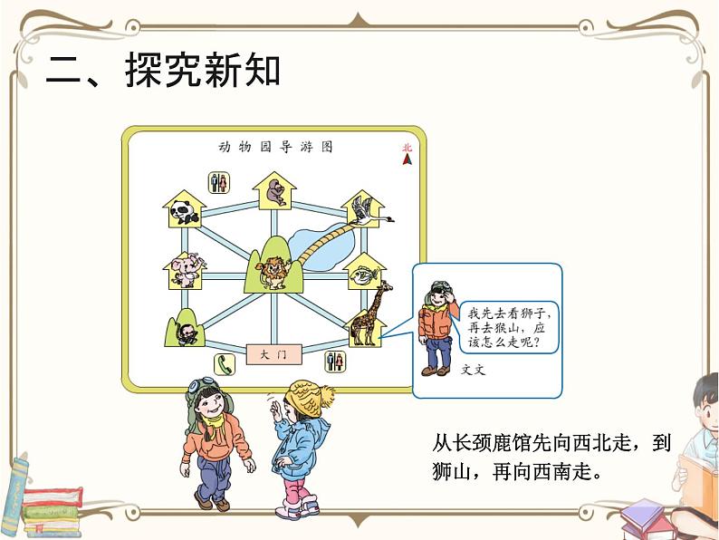 人教版数学三年级下册 第一单元教学课件：第4课时    位置与方向（一）（例4）05