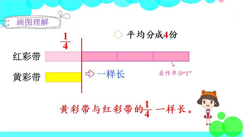 苏教数学五年级下册 四 分数的意义和性质 第3课时 求一个数是另一个数的几分之几 PPT课件05