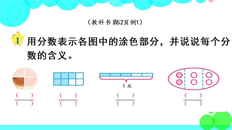 苏教数学五年级下册 四 分数的意义和性质 第1课时 分数的意义 PPT课件03