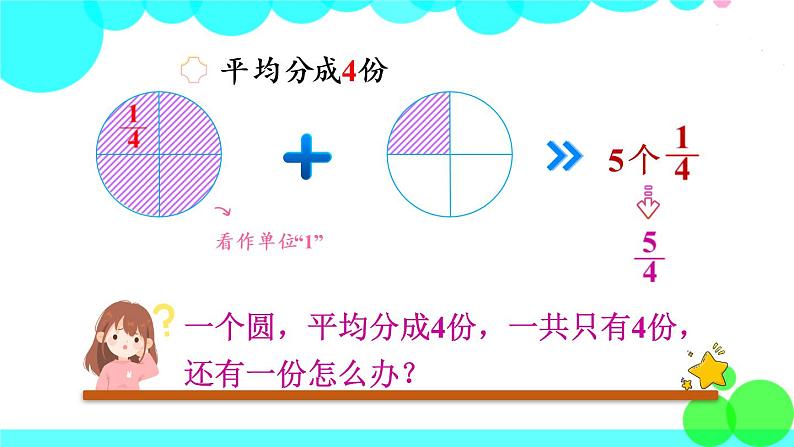 苏教数学五年级下册 四 分数的意义和性质 第4课时 真分数与假分数 PPT课件06