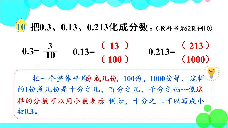 苏教数学五年级下册 四 分数的意义和性质 第6课时 分数与小数的互化 PPT课件07