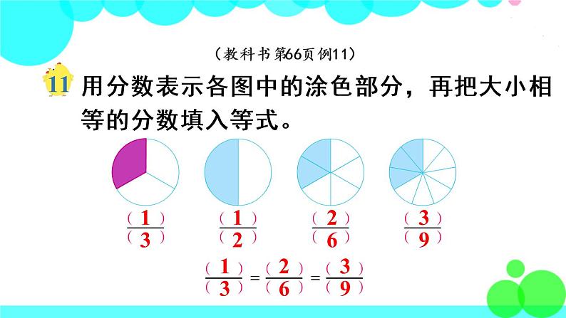 苏教数学五年级下册 四 分数的意义和性质 第7课时 分数的基本性质 PPT课件第3页