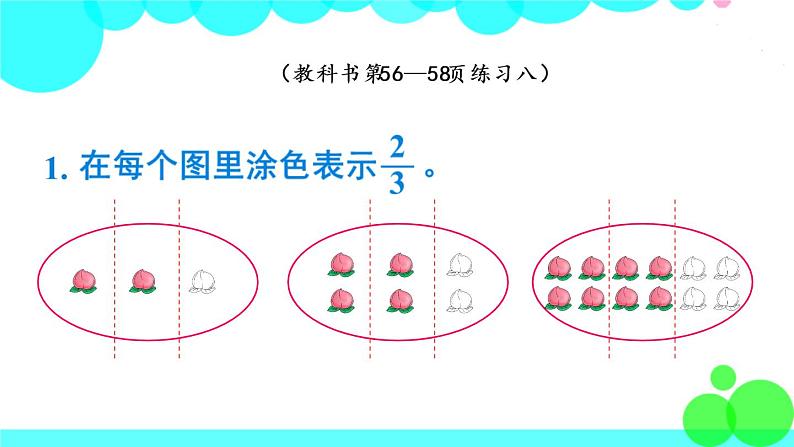 苏教数学五年级下册 四 分数的意义和性质 练习八 PPT课件04