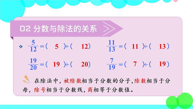 苏教数学五年级下册 四 分数的意义和性质 整理与练习 PPT课件04