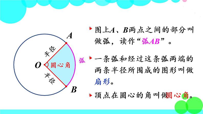 苏教数学五年级下册 六 圆 第2课时 扇形的认识 PPT课件05