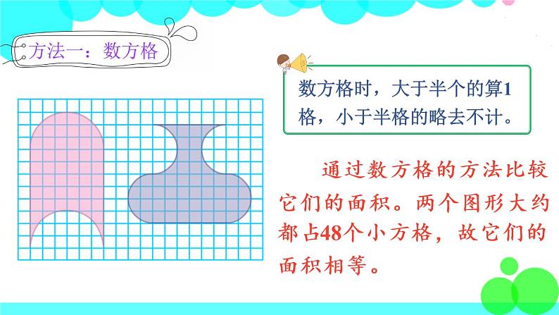 苏教数学五年级下册 七 解决问题的策略 第1课时 用转化的策略解决不规则图形的计算问题 PPT课件05