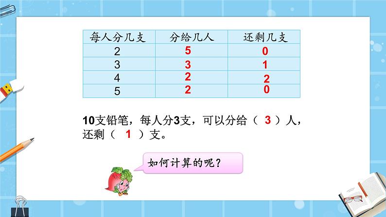 苏教版二下数学1.1 有余数除法的认识课件PPT05