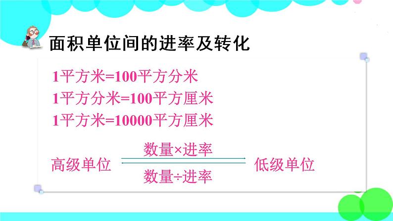 苏教数学三年级下册 六 长方形和正方形的面积  复习 PPT课件第7页