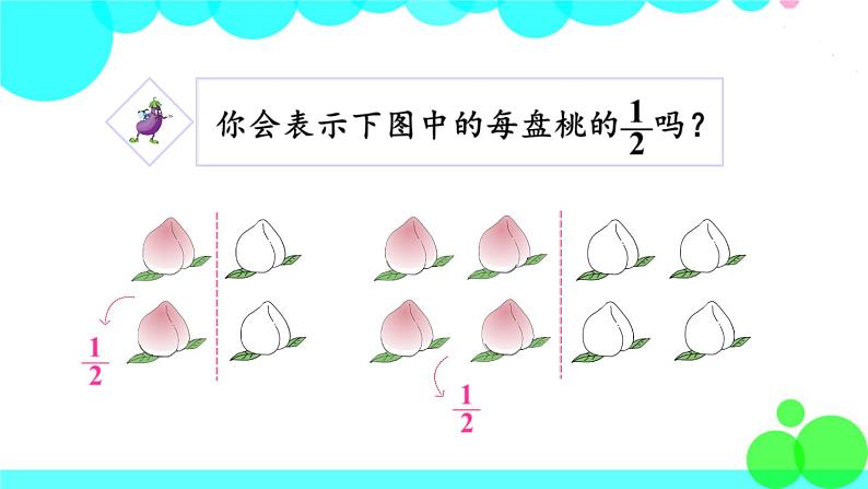 苏教数学三年级下册 七 分数的初步认识（二）  第1课时 认识一个整体的几分之一 PPT课件05