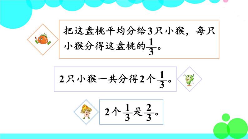 苏教数学三年级下册 七 分数的初步认识（二）  第3课时 认识一个整体的几分之几 PPT课件第5页