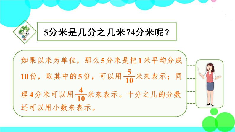 苏教数学三年级下册 八 小数的初步认识 第1课时 小数的含义和读写 PPT课件04