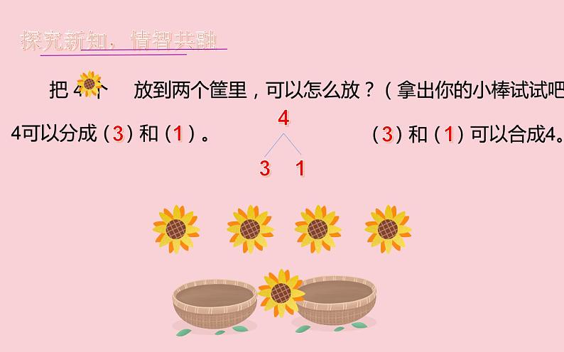 3.4分与合（课件） 数学一年级上册(共14张PPT)人教版05