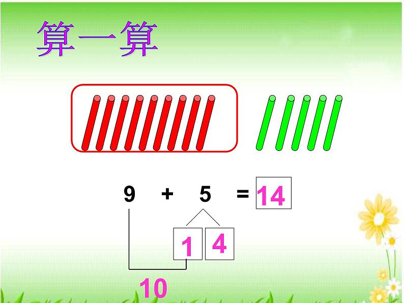 人教版一年级数学上册 一年级《9加几》课件(共14张PPT)第8页