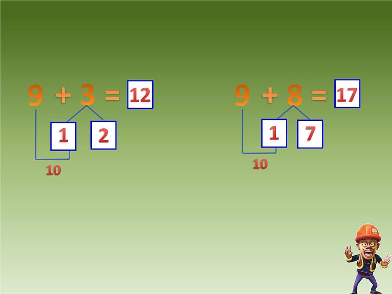 8.1  9加几（课件）- 数学一年级上册  （11张PPT）05