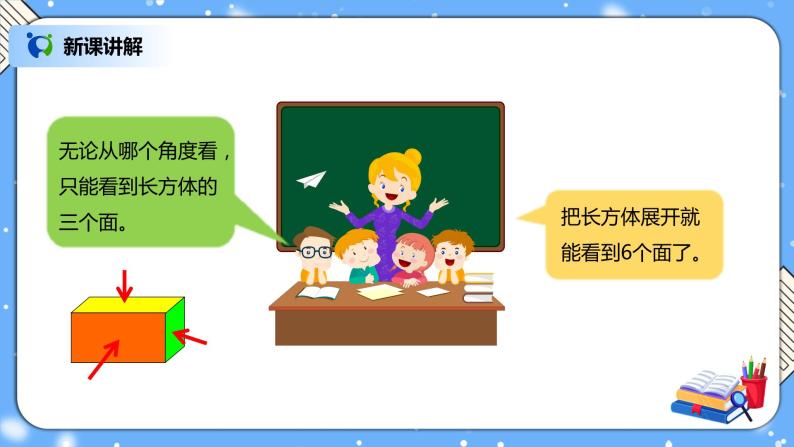 人教版小学数学五年级下册3.3《长方体和正方体的表面积》PPT课件（送教案+练习）06