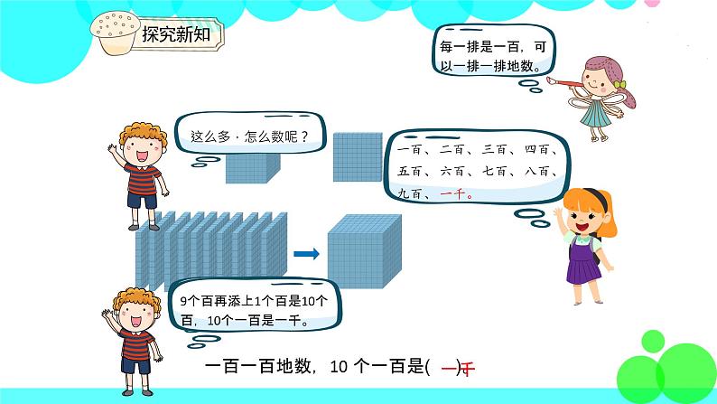 人教版数学2年级下册 7.1 1000以内数的认识（1） PPT课件05