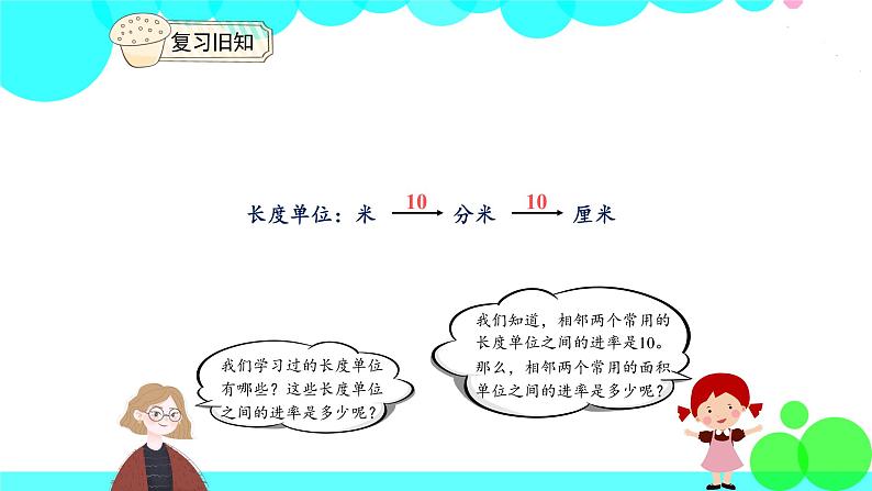 人教版数学3年级下册 5.5 相邻两个面积单位间的进率 PPT课件第3页