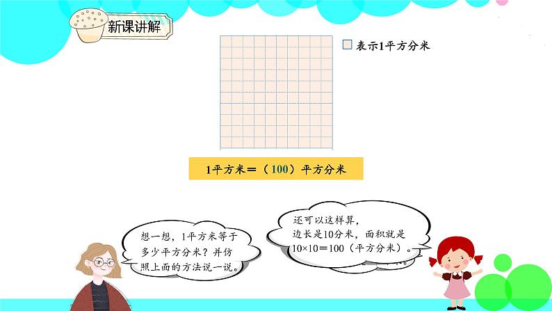 人教版数学3年级下册 5.5 相邻两个面积单位间的进率 PPT课件第5页