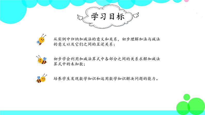 人教版数学4年级下册 1.1加、减法的意义和各部分间的关系 PPT课件02