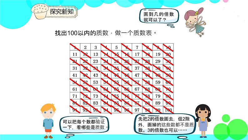 人教版数学5年级下册 2.6 质数和合数 PPT课件第8页