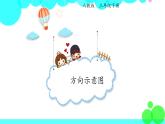 人教版数学3年级下册 1.2 方向示意图 PPT课件