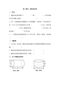 小学数学苏教版六年级下册二 圆柱和圆锥第4课时习题