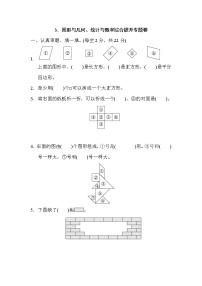 人教版一年级下册数学 3．图形与几何、统计与概率综合提升专题卷