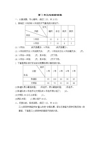 小学数学人教版三年级下册3 复式统计表课后作业题