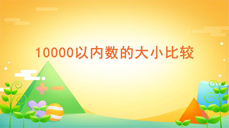 7 万以内数的认识-10000以内数的大小比较-二年级下册数学-人教版课件PPT01