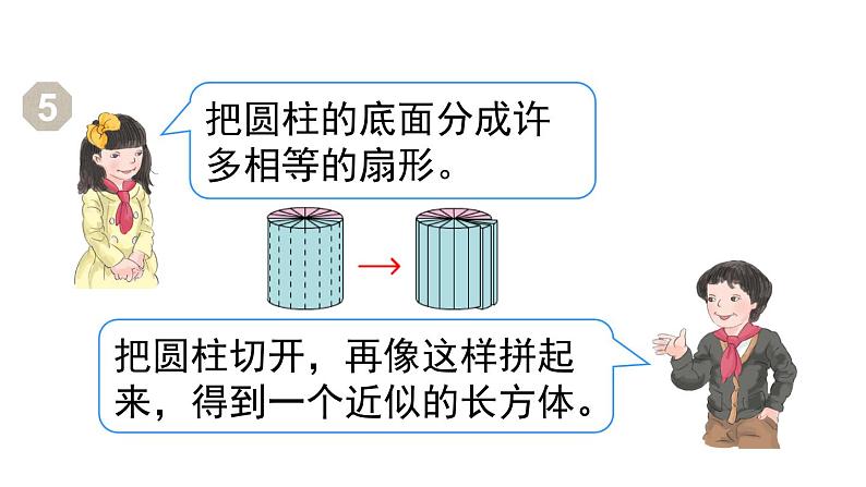 人教版六年级数学下册 第3单元 圆柱 第5课时  圆柱的体积(1) 课件第4页