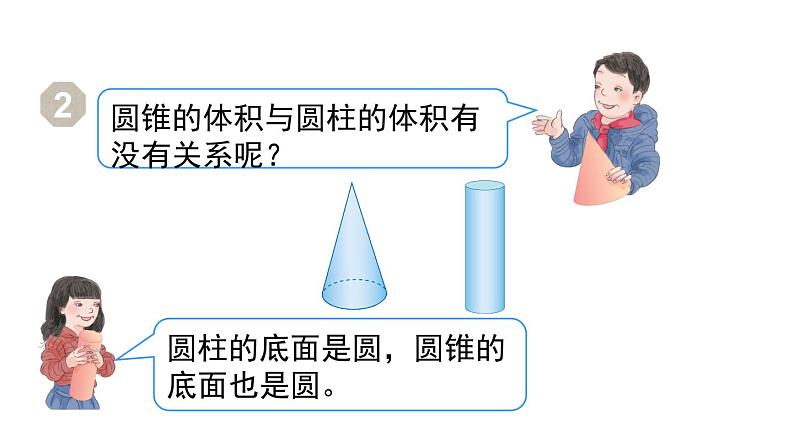 人教版六年级数学下册 第3单元 圆锥 第2课时  圆锥的体积 课件第3页