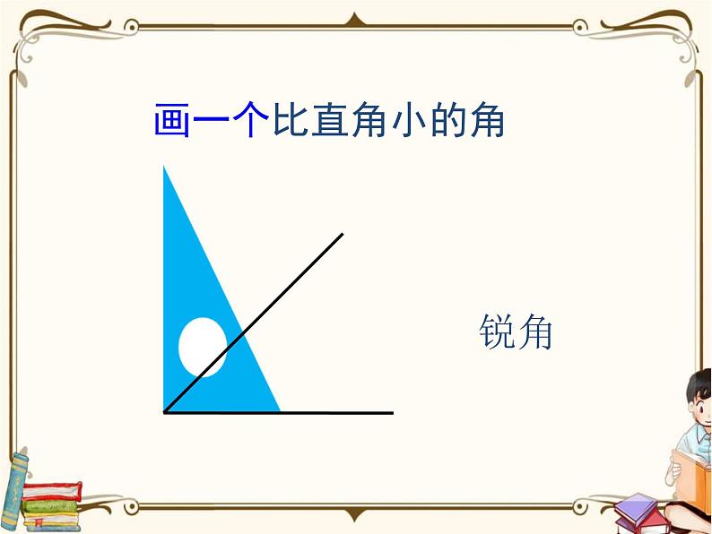 苏教版数学 二年级下册课件PPT：7.2 认识直角、锐角和钝角08