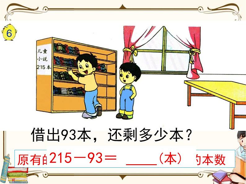 苏教版数学 二年级下册课件PPT：6.5 三位数减两、三位数（退位）第5页