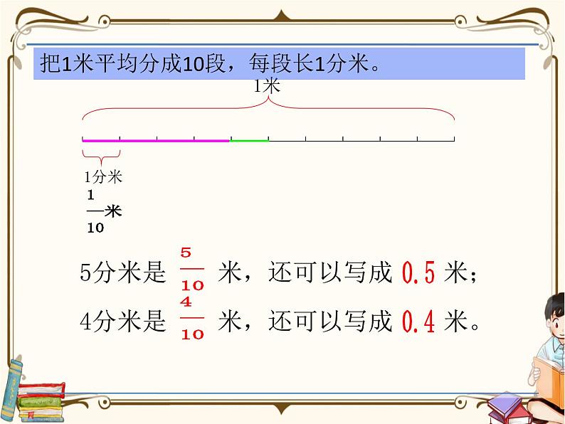 苏教版数学三年级下册PPT课件：第1课时 小数的初步认识06