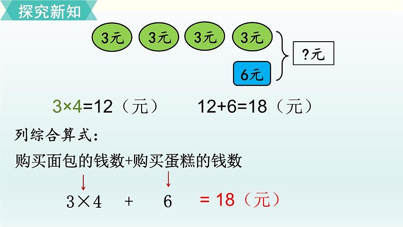 北师三年级上册第一单元第1课时 小熊购物（1）课件PPT第5页