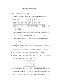 小学数学苏教版六年级下册六 正比例和反比例同步训练题