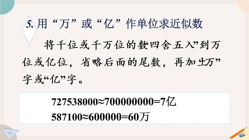 苏教版四年级数学下册总复习： 数的世界（一）（教学课件）第7页