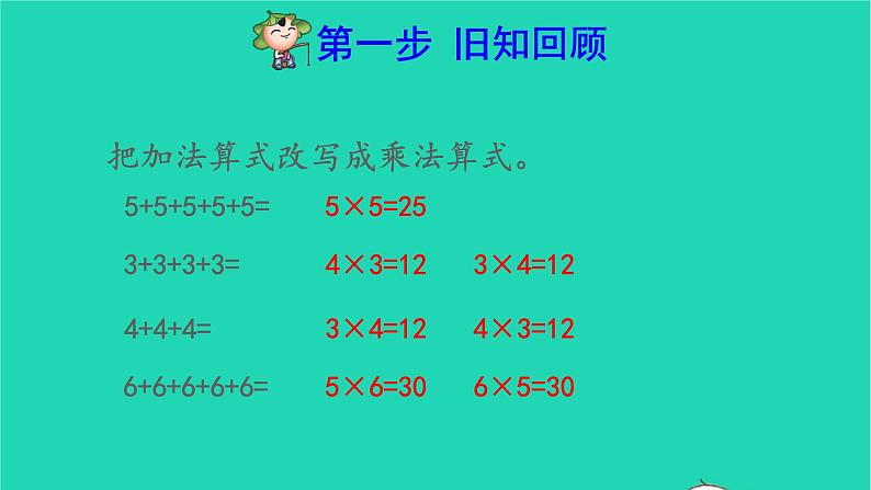 2021二年级数学上册第6单元表内乘法二第1课时7的乘法口诀预习课件新人教版第2页