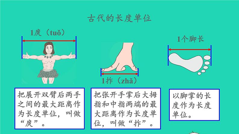 2021二年级数学上册第1单元长度单位第1课时认识厘米和用厘米量授课课件新人教版第3页