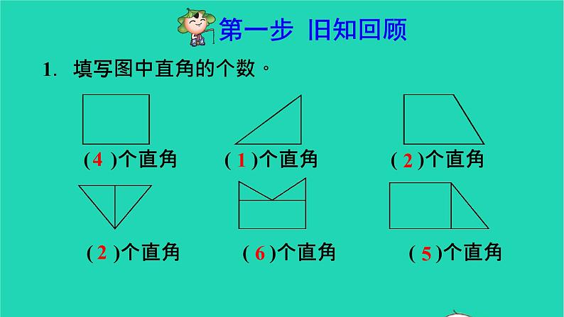 2021二年级数学上册第3单元角的初步认识第3课时认识锐角和钝角预习课件新人教版第2页